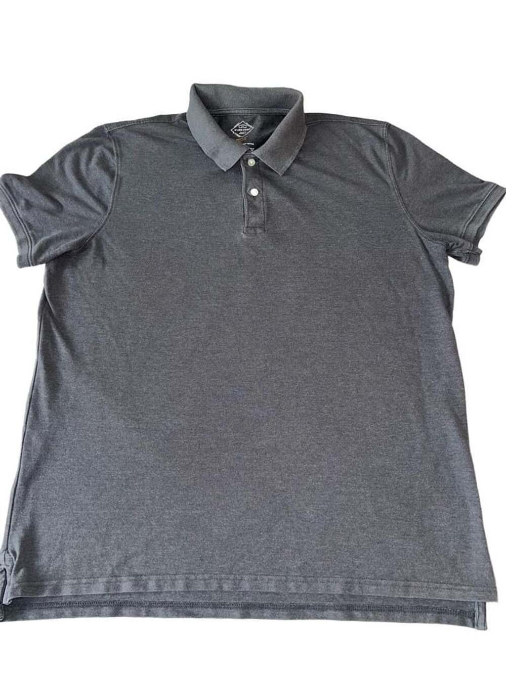 St. John's Bay Men's Gray Short Sleeve Polo Shirt